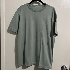 basic teal tee